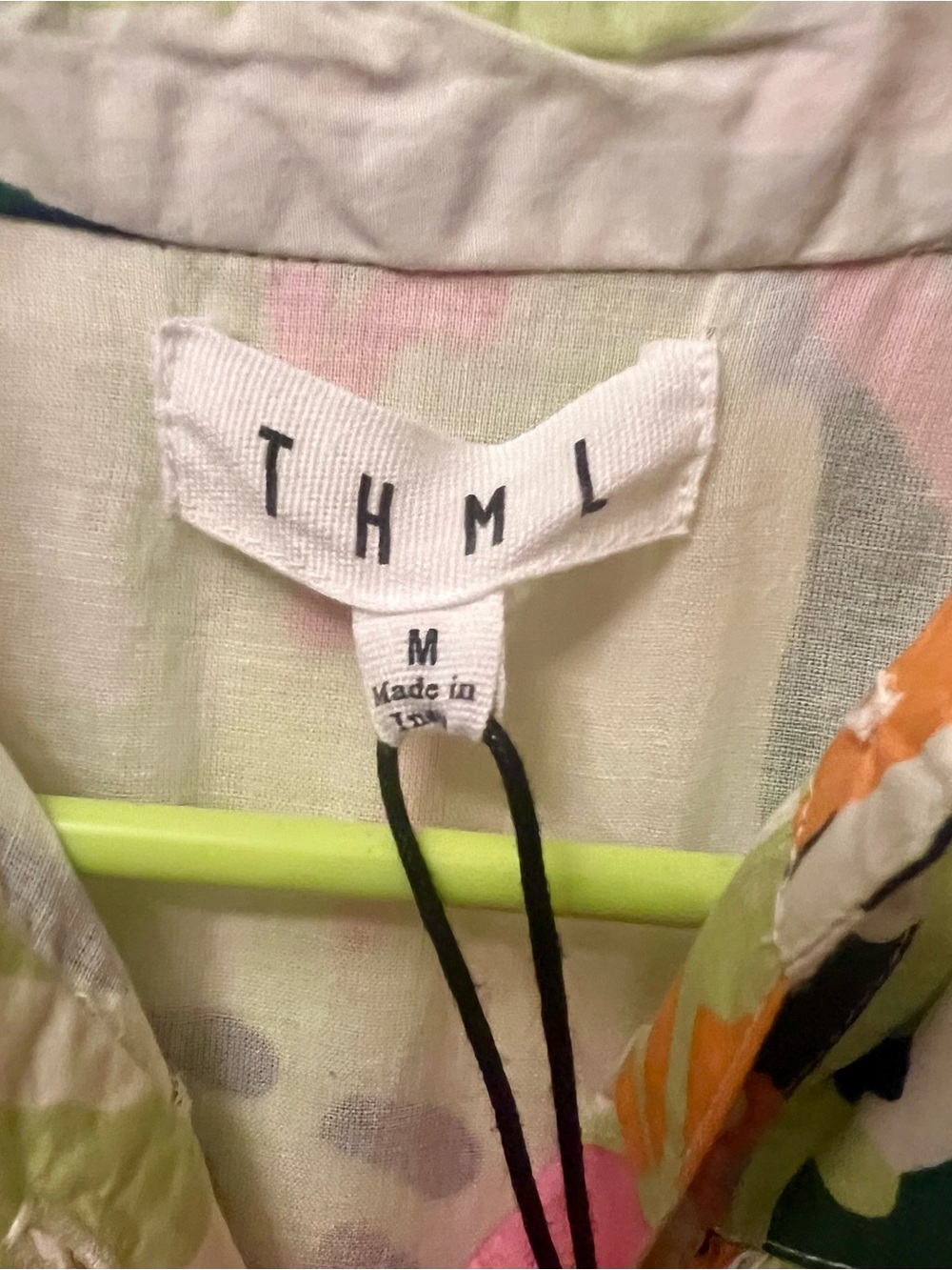 THML Multicolor Abstract Print Mini Dress - Picture 5 of 5